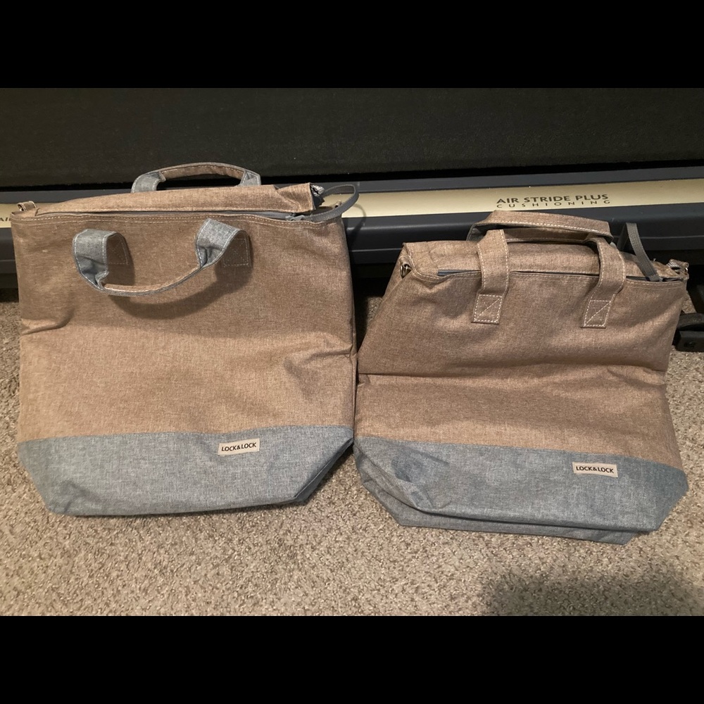 2 Lock & Lock Insulated Bags